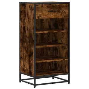 vidaXL kenk&auml;teline savustettu tammi 48x38x97,5 cm tekninen puu