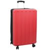 vidaXL Matkalaukku lukkoon Punainen 50 x 30 x 76 cm ABS-muovi