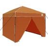 vidaXL Katos teltta 243 x 243 x 251 cm Oranssi kangas