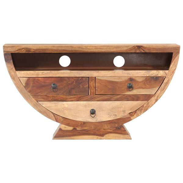 vidaXL TV-taso 100x30x52 cm täysi akaasiapuu