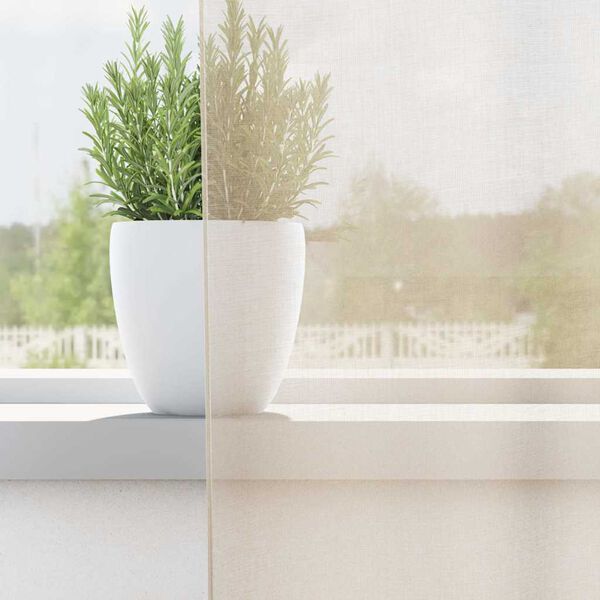 vidaXL Voileeverhot tab topin kanssa 2 kpl kerma