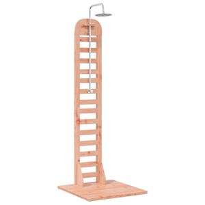 vidaXL Ulko-suihku 223 cm Vankka Douglas-puu ja ruostumaton ter&auml;s