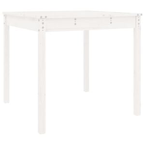 vidaXL Puutarhap&ouml;yt&auml; valkoinen 82,5x82,5x76 cm t&auml;ysi m&auml;nty