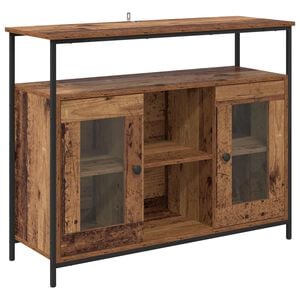 vidaXL Sivup&ouml;yt&auml; Vanha Puu 100 x 35 x 80 cm Tekninen puu