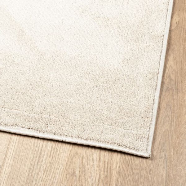 vidaXL Matto OVIEDO lyhytnukkainen beige 120x120 cm