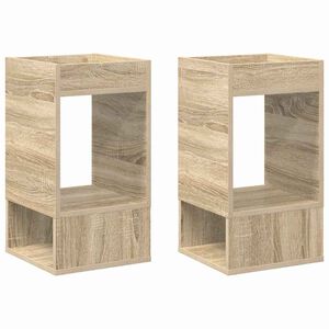 vidaXL P&auml;&auml;typ&ouml;yt&auml; 2 kpl Sonoman tammi 30 x 30 x 56 cm Tekninen puu