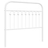 vidaXL Metallinen vaihtop&auml;&auml;ty valkoinen 100 cm