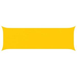 vidaXL Aurinkosuojapurje Keltainen 6 x 2 m 100% polyesteri Oxford