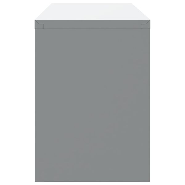 vidaXL Ty&ouml;p&ouml;yt&auml;kaappi laatikon kanssa 10 pcs Musta 200 x 55 x 200 cm