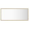 vidaXL LED-kylpyhuonepeili Sonoma-tammi 90x8,5x37 cm akryyli