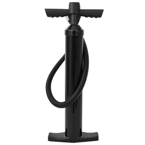 vidaXL SUP-k&auml;sipumppu, jossa on mittari Musta 24 x 7,5 x 58 cm PP