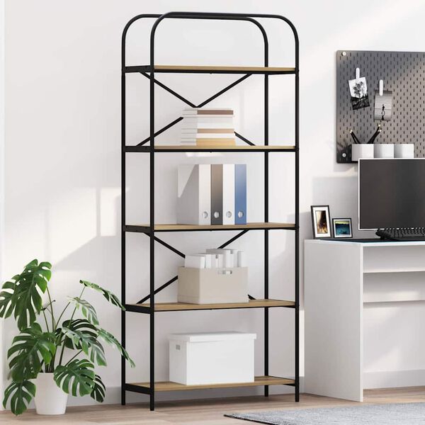 vidaXL Kirjahylly Artisan tammi 80 x 30 x 183 cm Tekninen puu