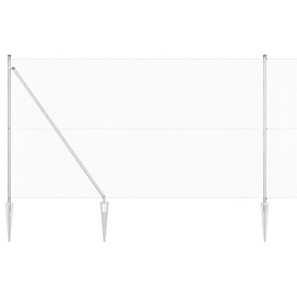 vidaXL Aitalatu Hopea 10 x 1,5 m (12 x 12 mm verkko) Teräs