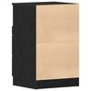 vidaXL Y&ouml;p&ouml;yt&auml;kaappi 2 pcs Musta tammi. 40 x 35 x 65 cm Tekninen puu