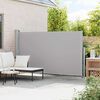 vidaXL Sis&auml;&auml;nvedett&auml;v&auml; terassin sivumarkiisi 170x300 cm harmaa