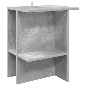 vidaXL Sohvap&ouml;yt&auml; Betoninharmaa 40 x 30 x 49 cm Tekninen puu