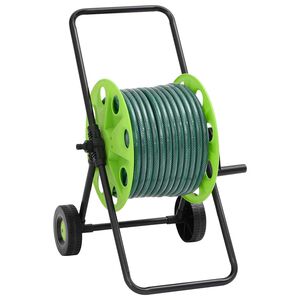 vidaXL Letkukelak&auml;rry vihre&auml; letkuliitinsarjalla 0,5" 30 m PVC