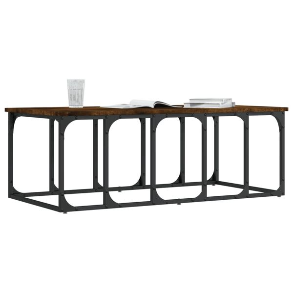 vidaXL Sohvap&ouml;yt&auml; savutammi 100x50x35,5 cm tekninen puu