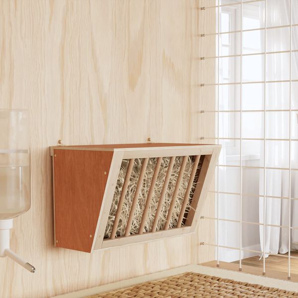 vidaXL Kanin hein&auml;kaukalo 37x18,5x23 cm t&auml;ysi kuusi