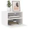 vidaXL TV-sein&auml;kaappi valkoinen 40x30x30 cm tekninen puu