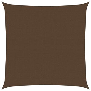 vidaXL Aurinkopurje 160 g/m&sup2; ruskea 7x7 m HDPE