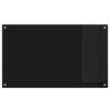 vidaXL Keittiön suojapaneeli Musta 100 x 60 cm karkaistu lasi