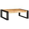vidaXL Kylpyhuoneshelf Ruskea 65 x 50 x 23 cm Kovan karkean mangopuun