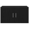 vidaXL Sein&auml;kaappi Musta tammi 70 x 42.5 x 40 cm Tekninen puu