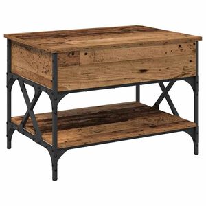 vidaXL Sohvap&ouml;yt&auml; Vanha Puu 70x50x50cm Tekninen puu