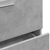vidaXL Allaskaappi betoninharmaa 59x37x59 cm tekninen puu
