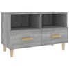 vidaXL TV-taso harmaa Sonoma 80x36x50 cm tekninen puu