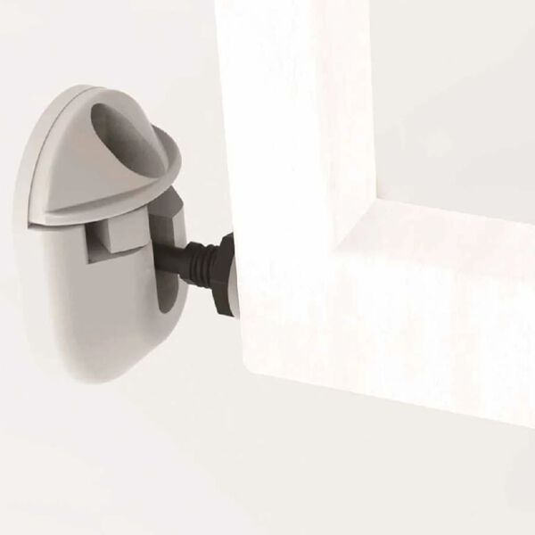 Noma Laajennettava turvaportti 63,5-106 cm puu valkoinen 94153