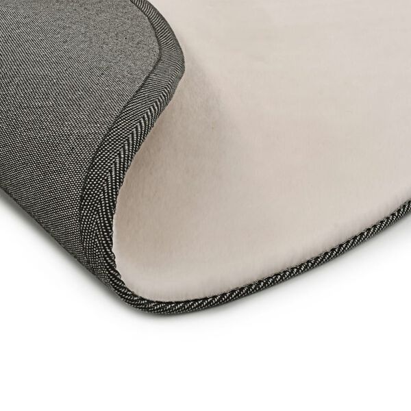 vidaXL Matto 80 cm j&auml;niksen tekonahka kerma