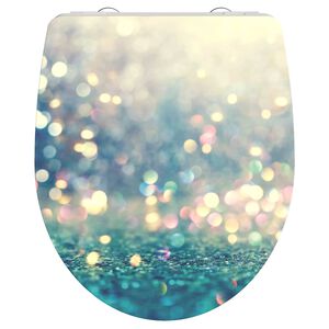 SCH&Uuml;TTE Duroplast korkeakiilto WC-istuin Soft-Close MAGIC LIGHT