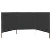 vidaXL Tuulensuojakangas 3 paneelilla 400 x 120 cm antrasiitti