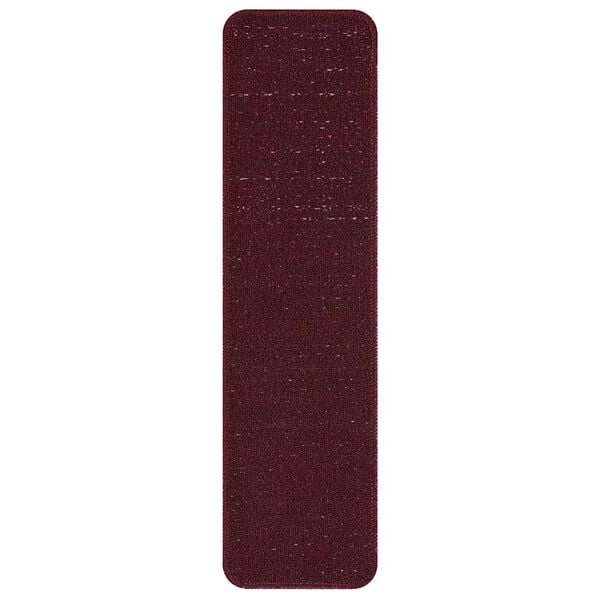 vidaXL Liukumattomat portaamatot 15 pcs Bordeaux&rsquo;n punainen 75 x 20 cm