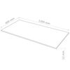 vidaXL MDF-levyt 2 kpl suorakaide 120x60 cm 12 mm
