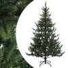 vidaXL Salkomallinen tekoinen joulukuusi 120 cm PVC ja metalli Vihre&auml;