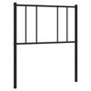 vidaXL Metallinen vaihtop&auml;&auml;ty musta 80 cm