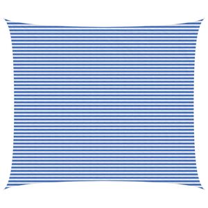 vidaXL Aurinkovarjolaudat 6 x 7 m HDPE Suorakaide Sininen ja valkoinen