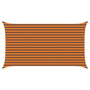 vidaXL Aurinkosuojapurje Oranssi ja ruskea 4,5 x 2,5 m