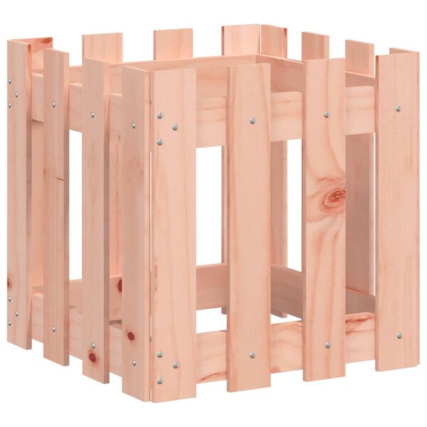 vidaXL Kukkalaatikko aitamuotoilu 40x40x40 cm t&auml;ysi Douglaskuusi