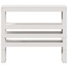 vidaXL S&auml;ngynp&auml;&auml;ty hyllyill&auml; valkoinen 90 cm t&auml;ysi m&auml;nty