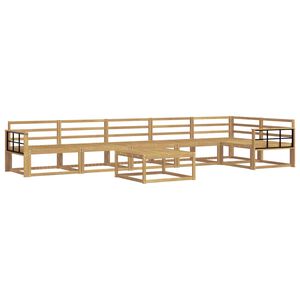 vidaXL Ulkosohvakokoelma 7 pcs valkoinen 79 x 79 x 37 cm