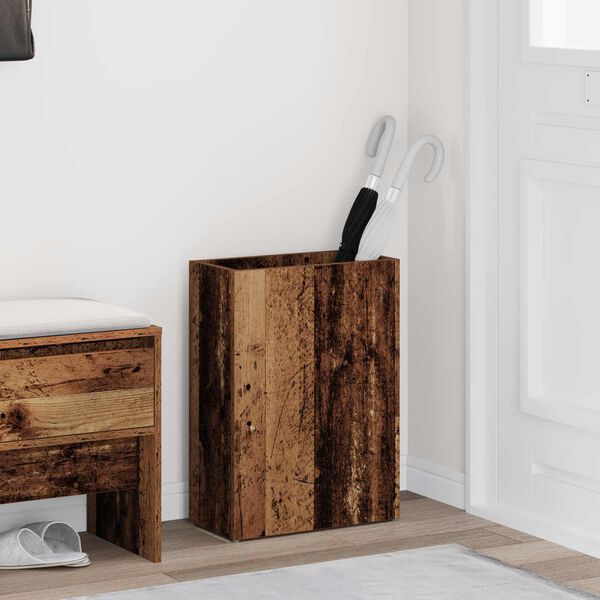 vidaXL Aurinkovarjojalusta Vanha puu 40 x 20 x 55,5 cm Tekninen puu