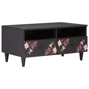 vidaXL Sohvap&ouml;yt&auml; Moniv&auml;rinen 80 x 54 x 40 cm Kiinte&auml; mango puu