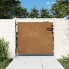 vidaXL Puutarhaportti 85x125 cm Corten-ter&auml;s neli&ouml;nmuotoinen