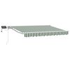 vidaXL Manuaalinen markiisin runko LED-valoilla 3,5 x 2,5 m