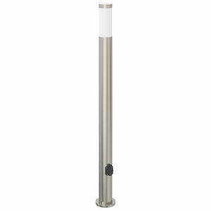 vidaXL Pollarivalaisin pistorasialla 110 cm ruostumaton ter&auml;s IP44