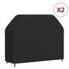vidaXL Ulkogrillin suojat 2 kpl 162x61x122 cm 420D Oxford